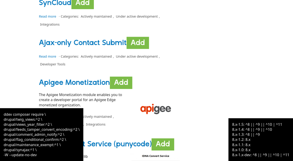 Drupal.org extension screenshot